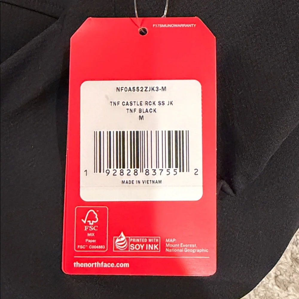 New The North Face Castle Rock Soft Shell Jacket Size Medium